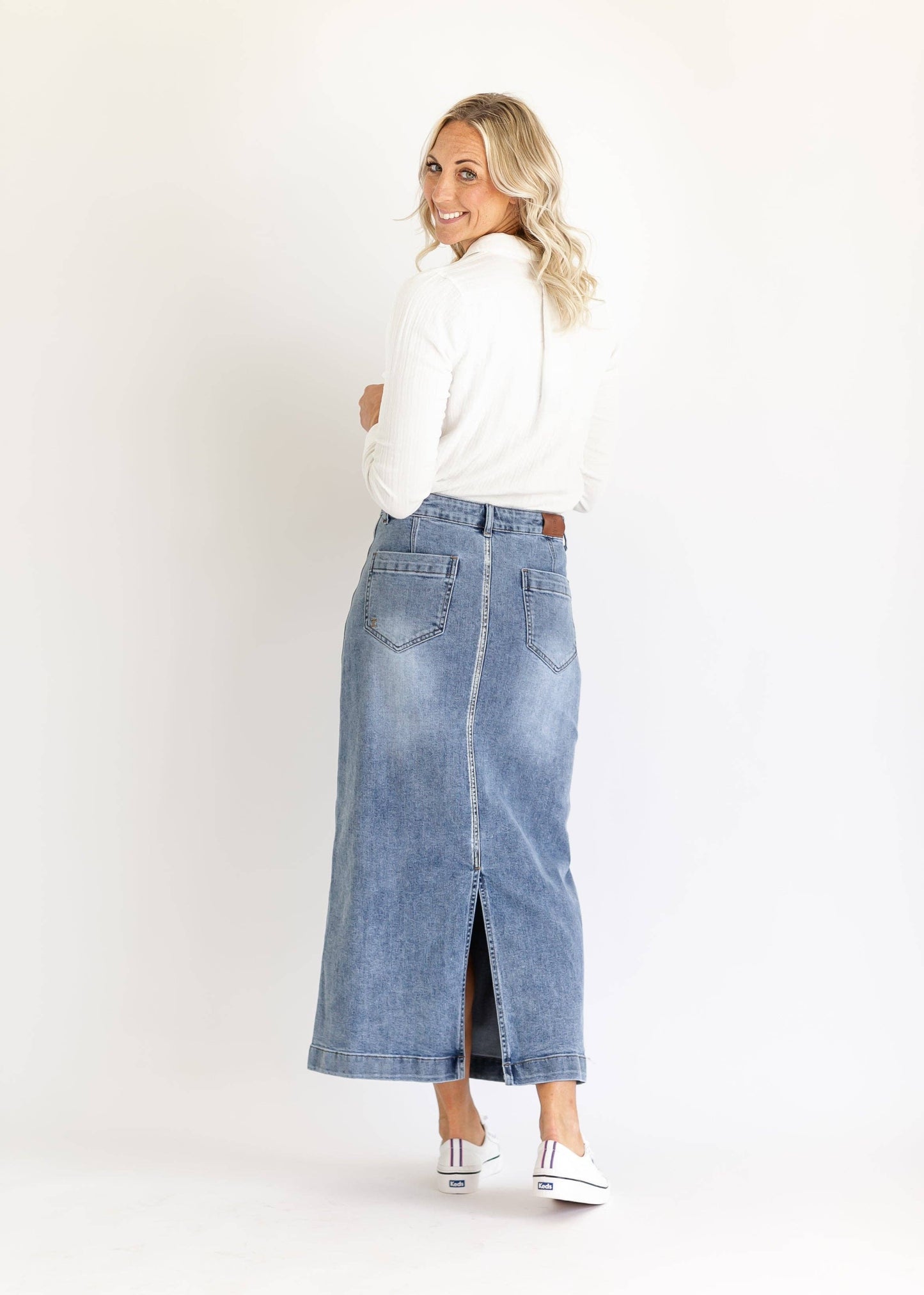 Elin Front Pocket Maxi Skirt