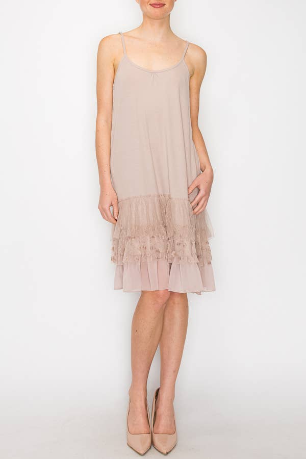 Taupe Slip Extender Dress