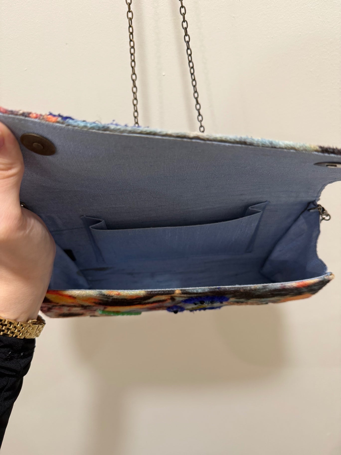 Anthropologie Clutch purse Multicolored