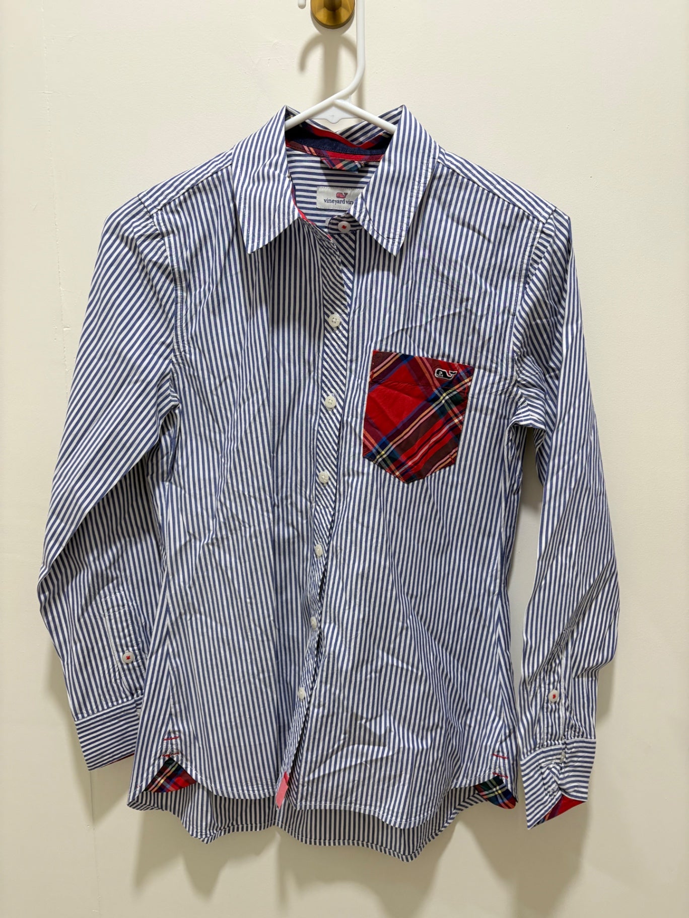 Vineyard Vines Shirt 2 White and Blue