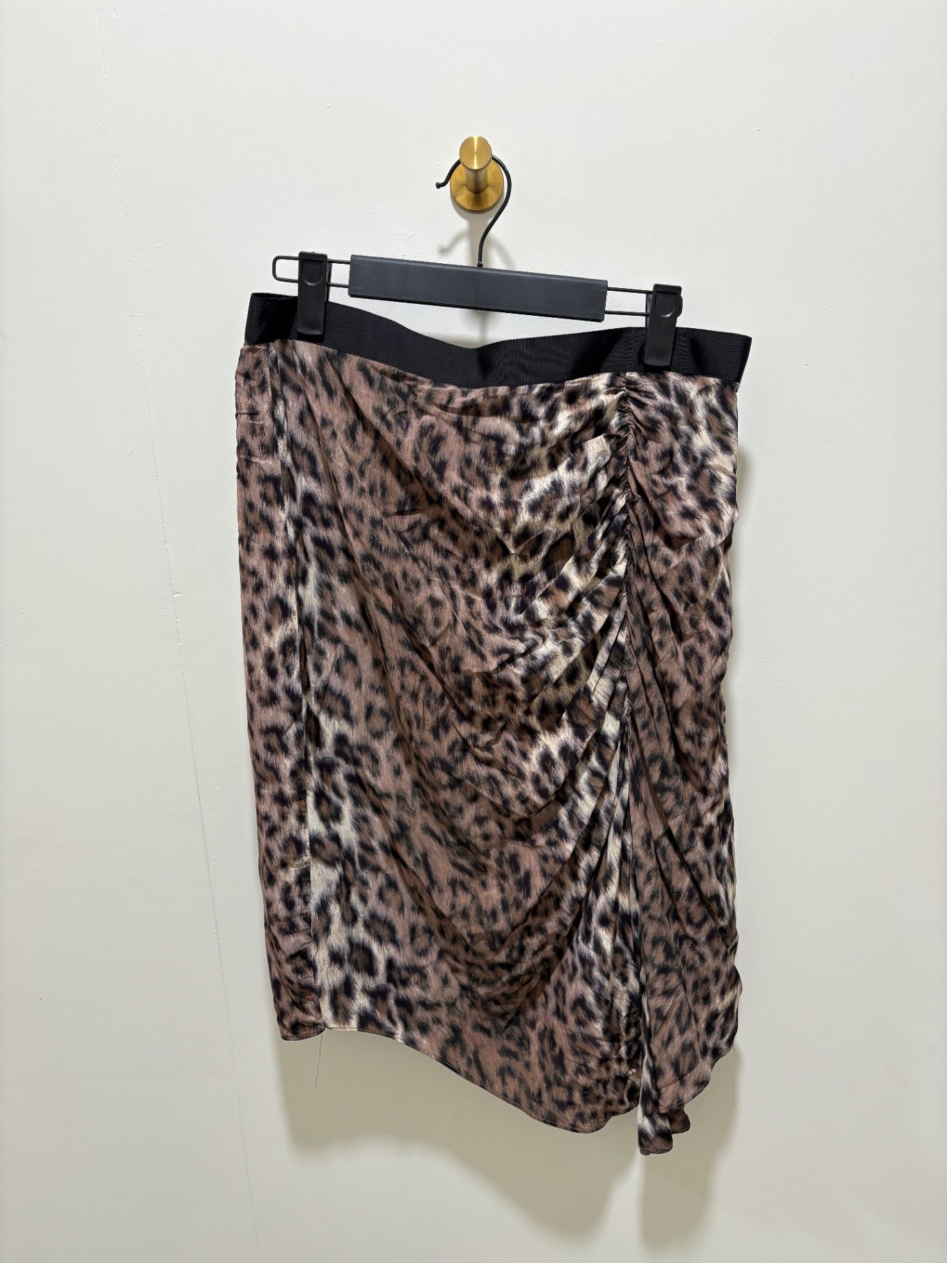 Joie Skirt 10 Brown and black