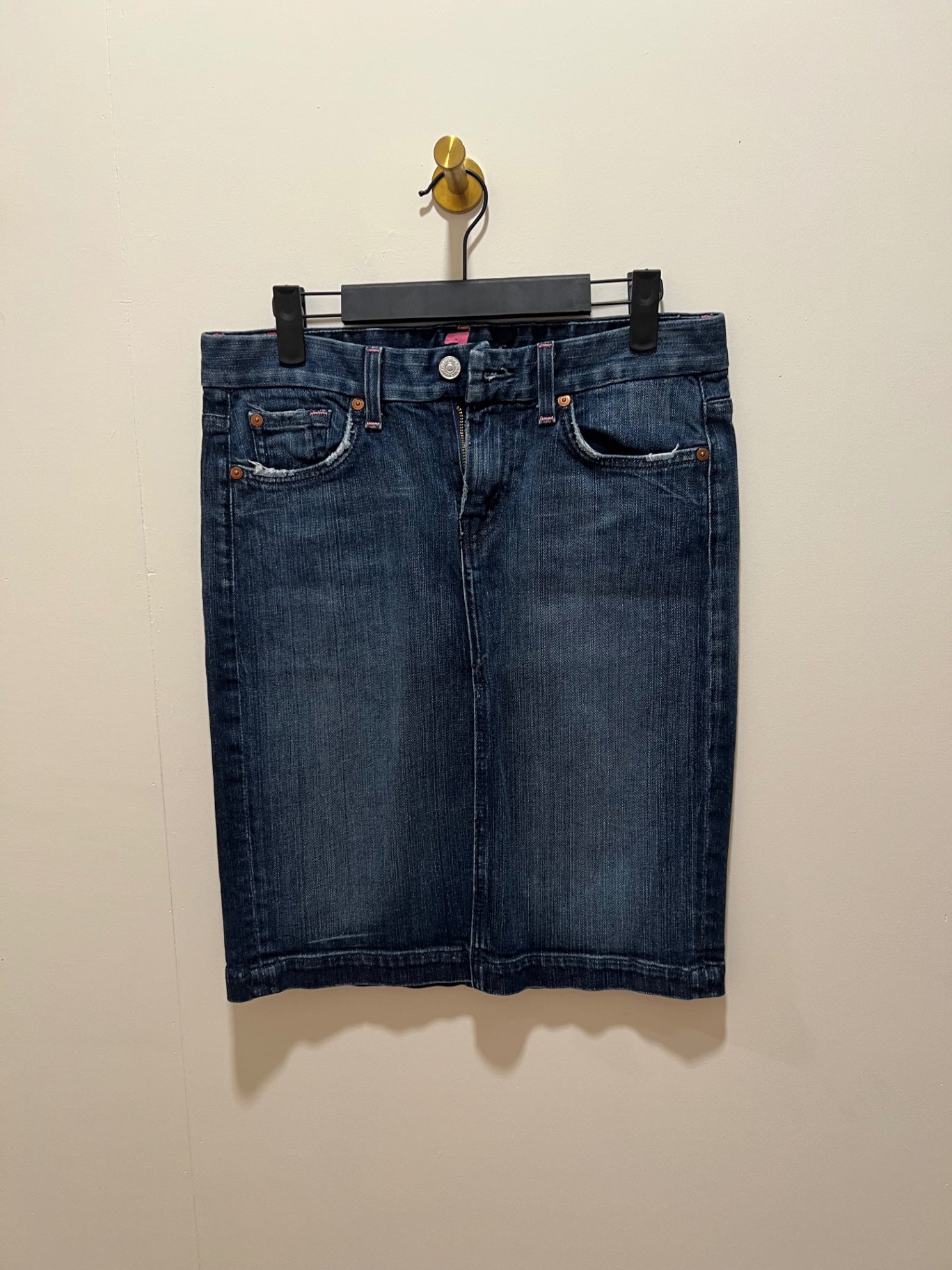 7 for all mankind Denim skirt 4 Dark blue