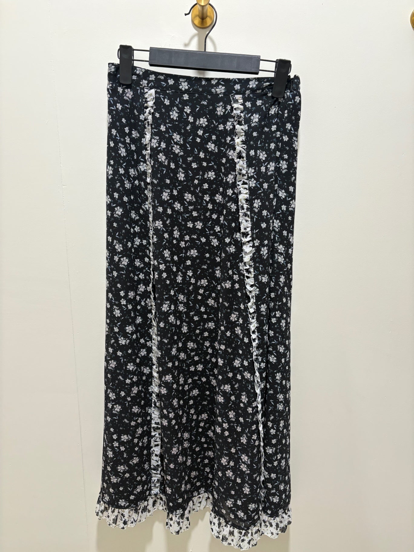 Ml Monique Lhuillier Skirt 0 Black and white