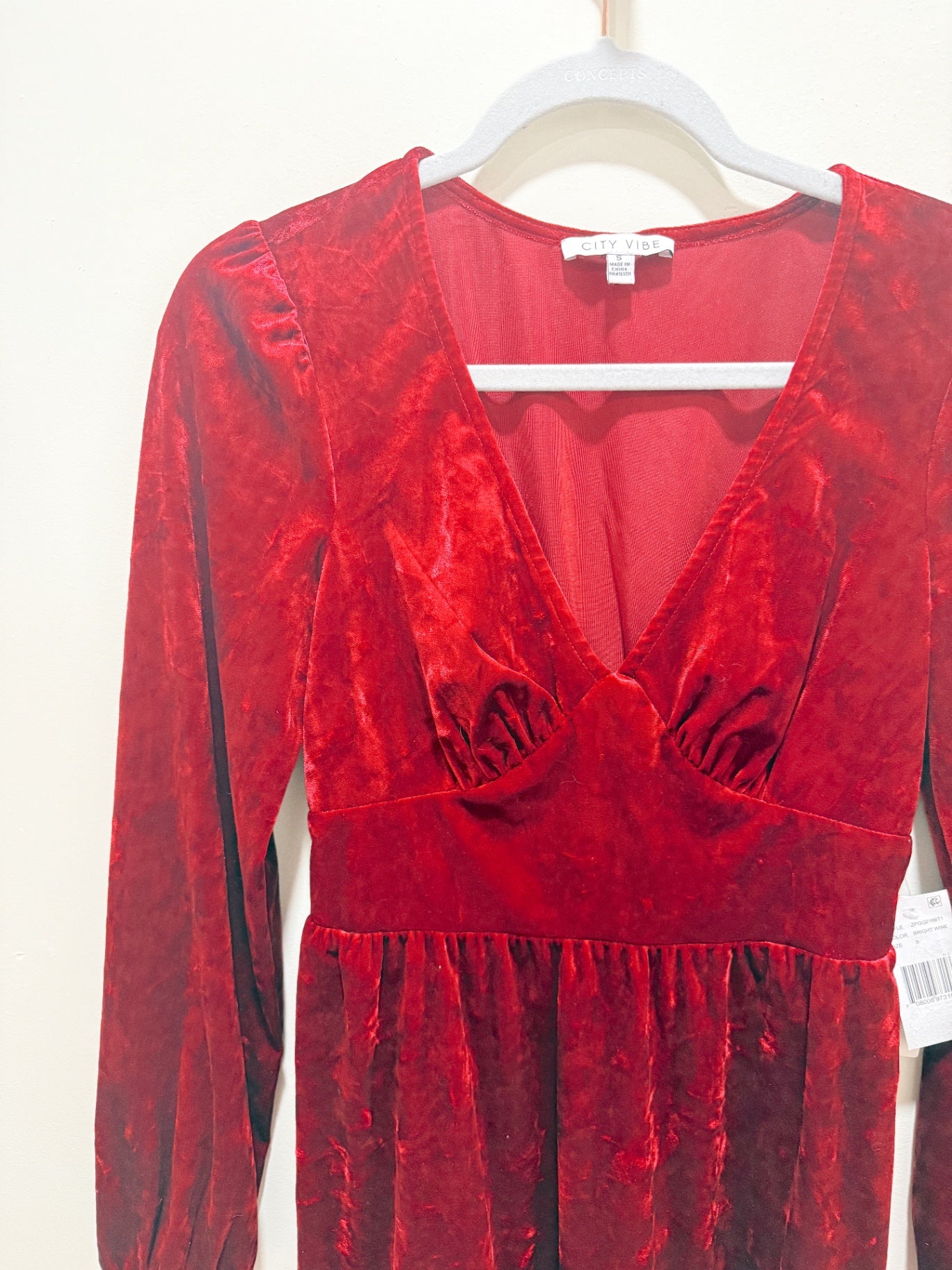 CITY VIBE Dress Small Red