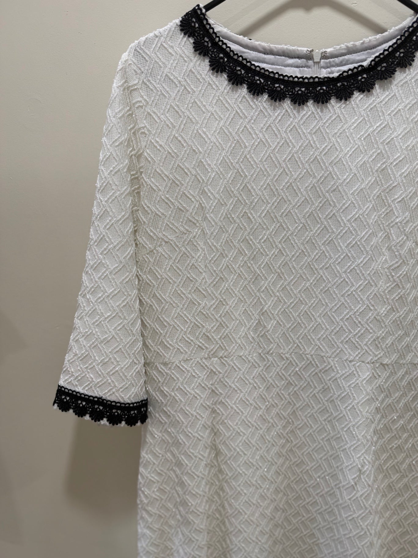 Dainty Jewells Dress XL White and black