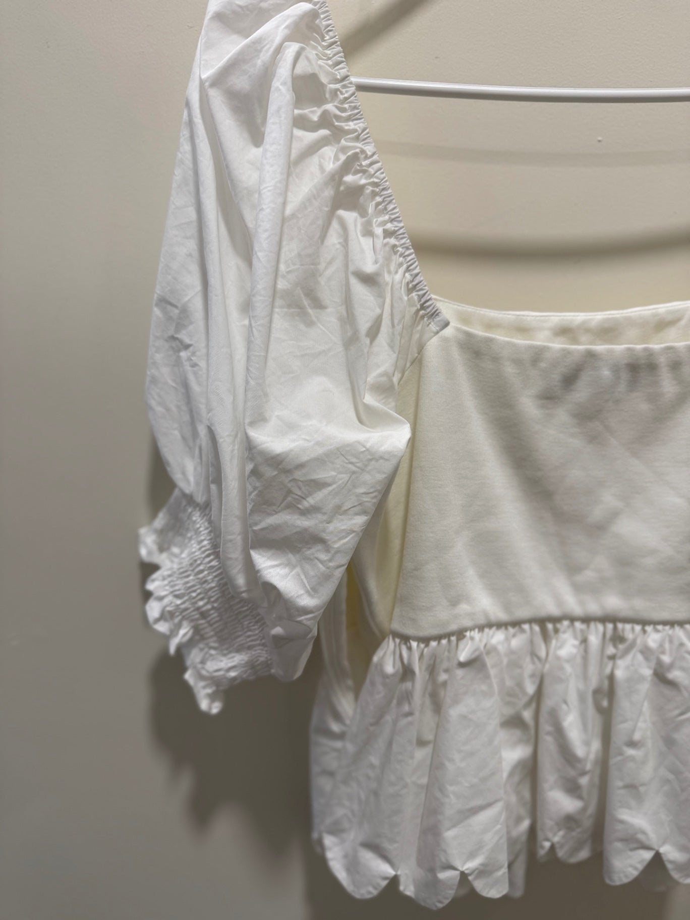 English Factory Top Medium White