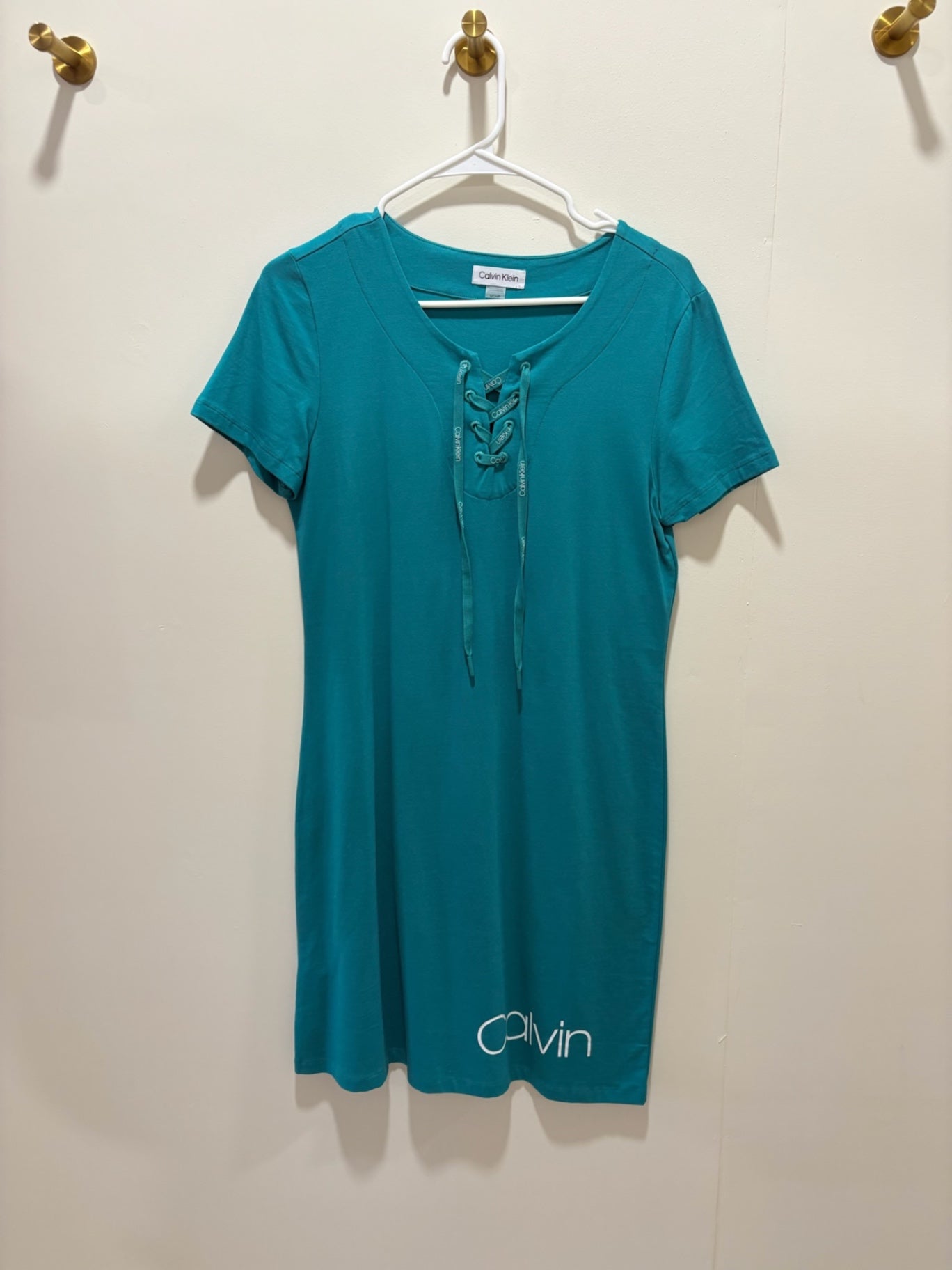 Calvin Klein Dress Small Teal