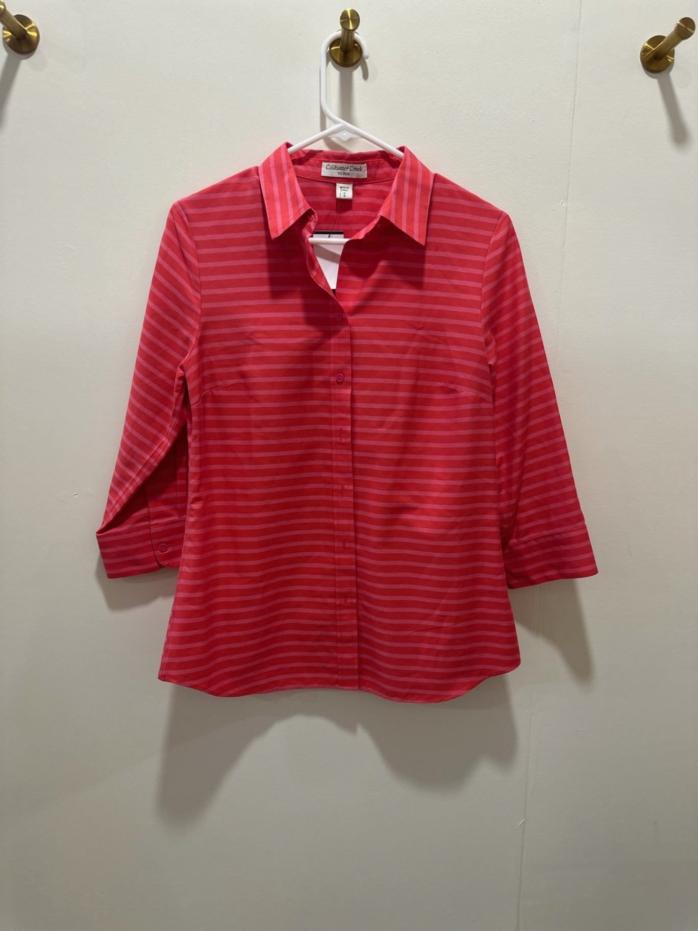 Coldwater Creek Shirt Small 8 Red