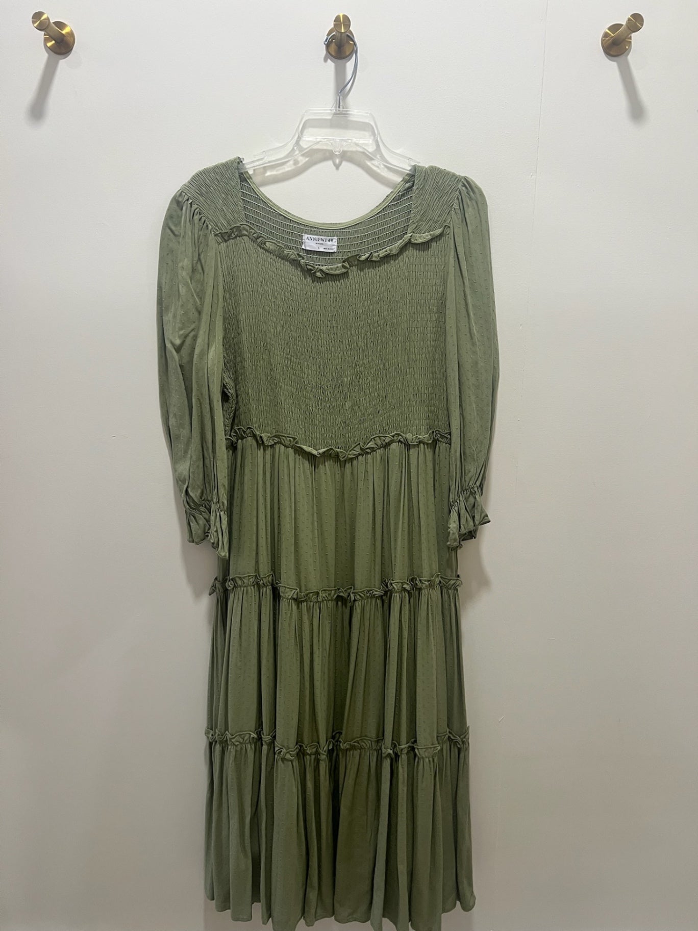 ANNIEWEAR Dress Large Green