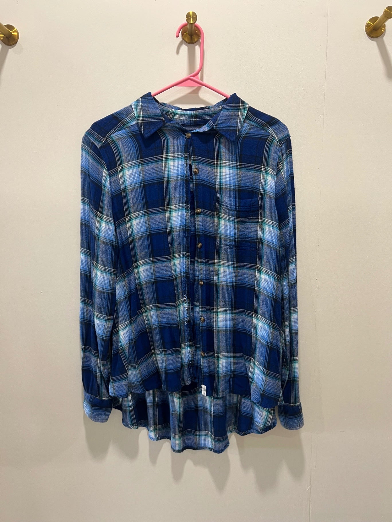 American Eagle Outfitters Shirt Small Blue