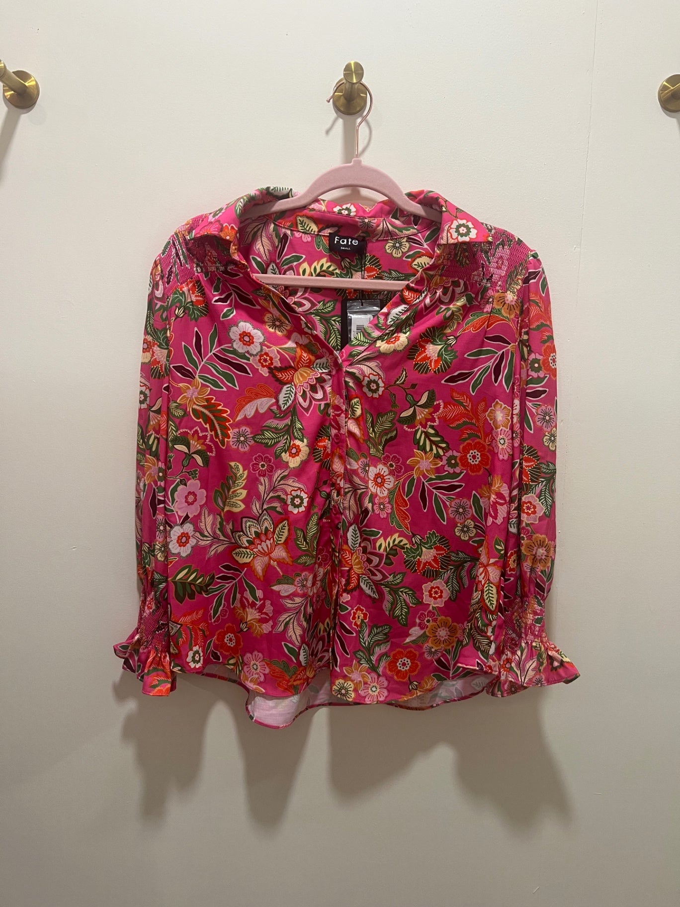 Fate Blouse Small Pink