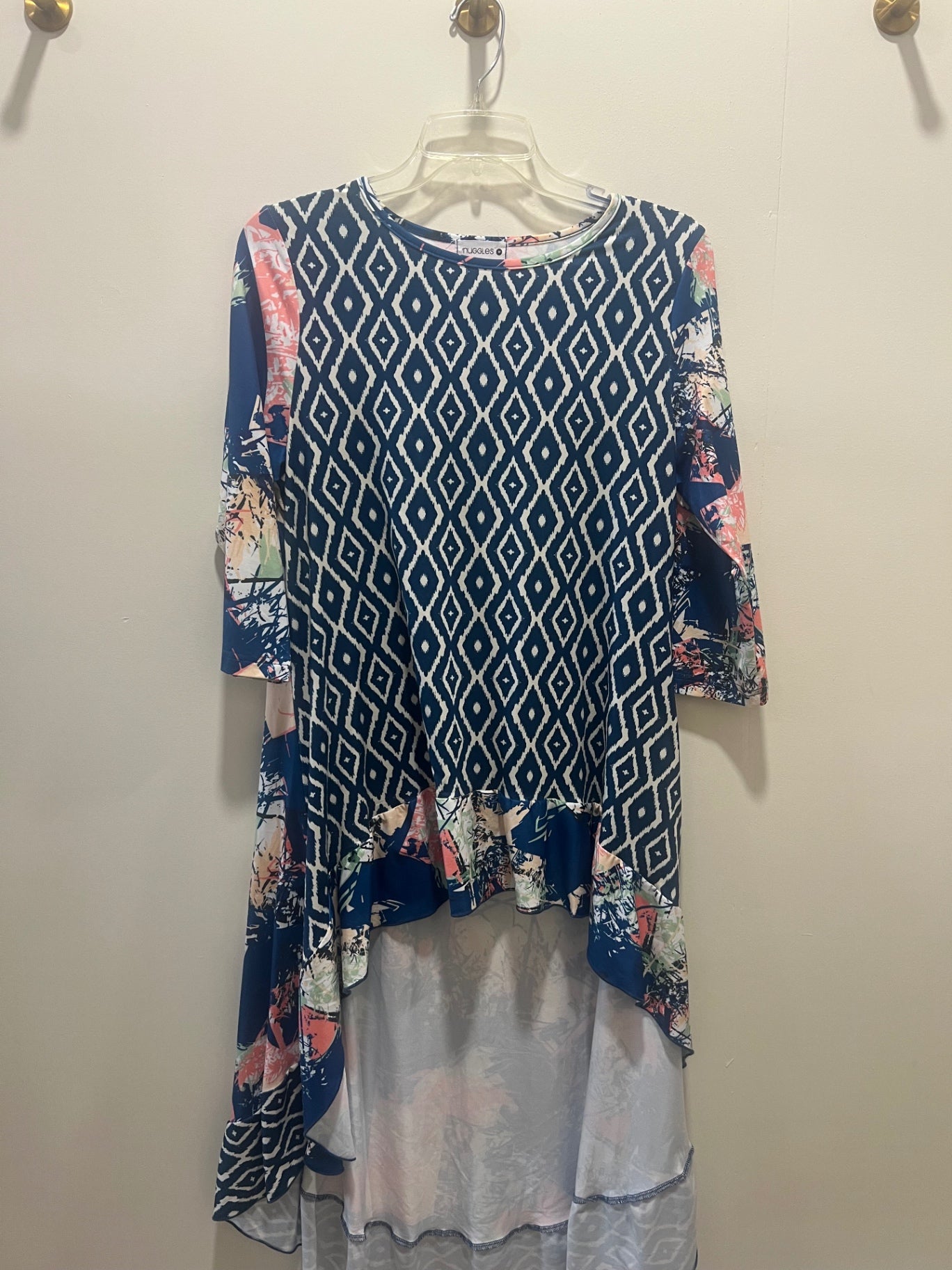 Nuggles Top Medium Navy, Pink, White, Green, Cream, Black