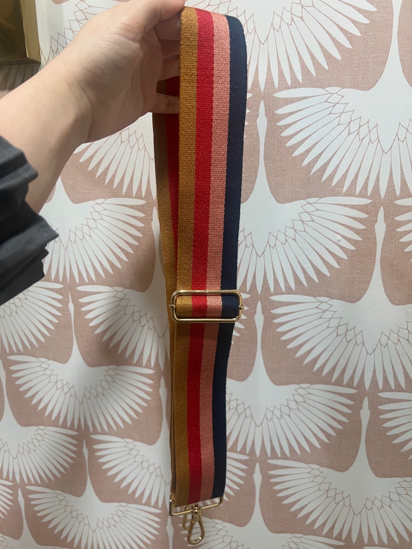 BAG strap Multicolor (red, pink, navy, mustard)