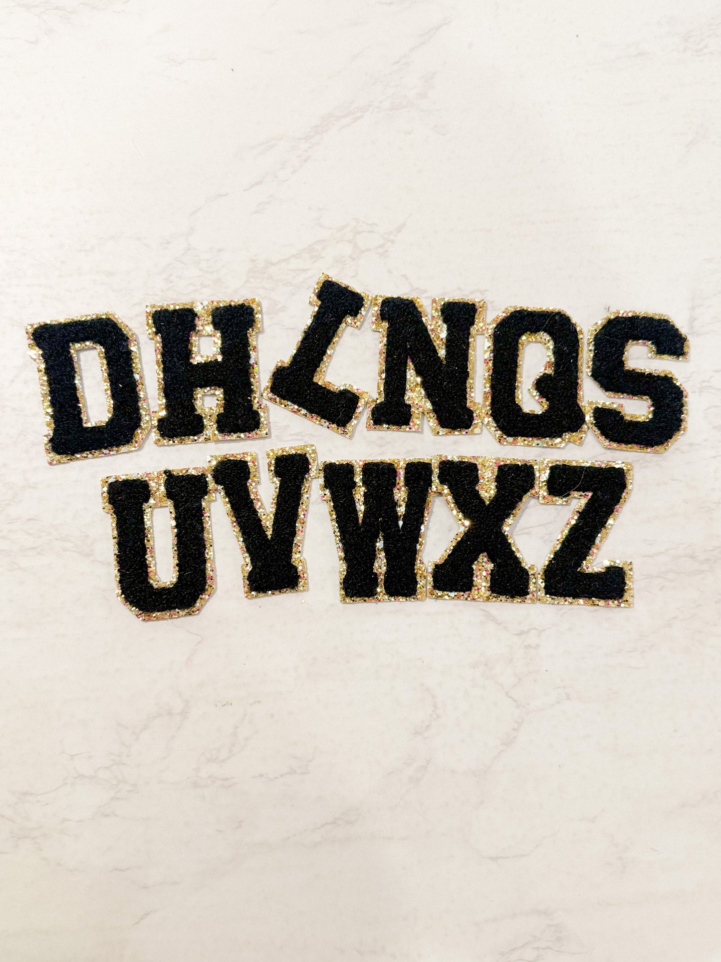 Black Custom Letters