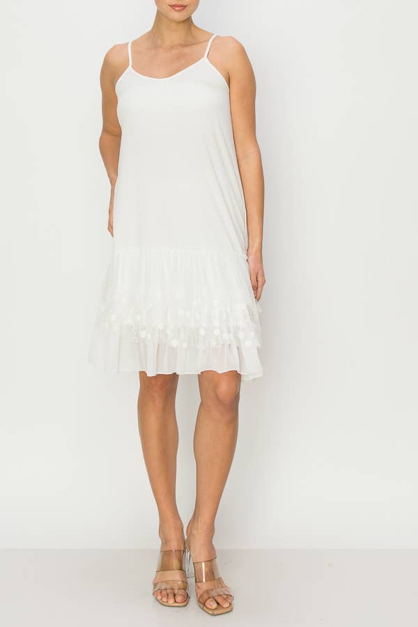 Ivory Slip Extender Dress