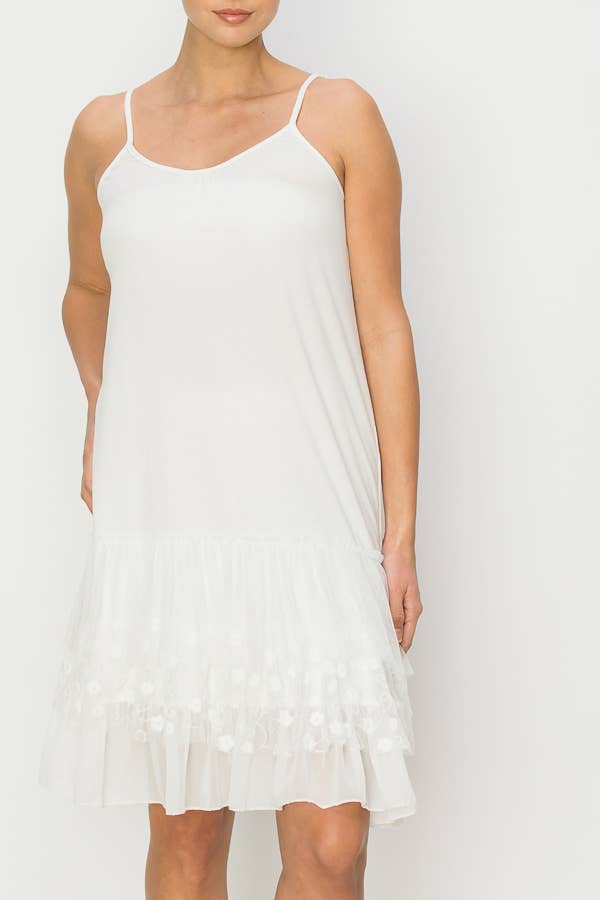 Ivory Slip Extender Dress