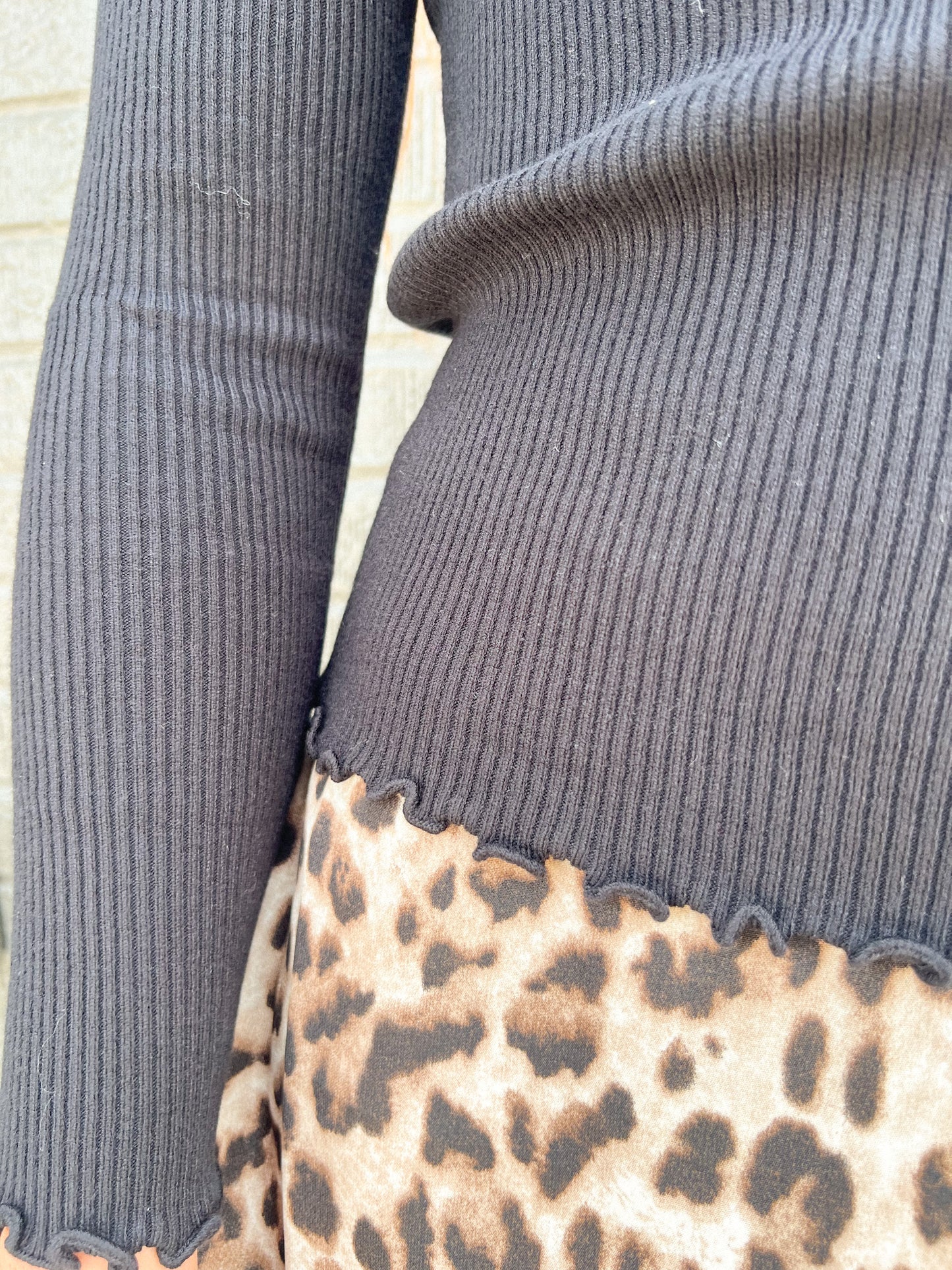 The Marcey Black Sweater Top