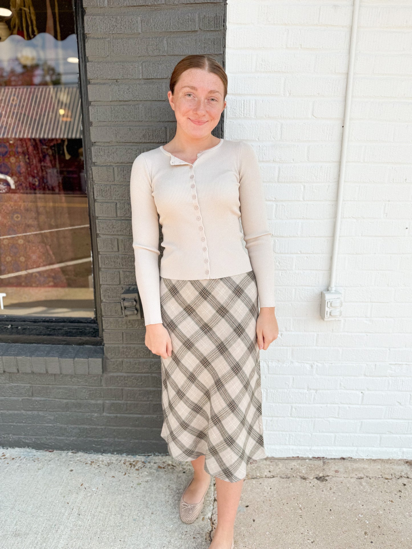 The Ruth Plaid Skirt