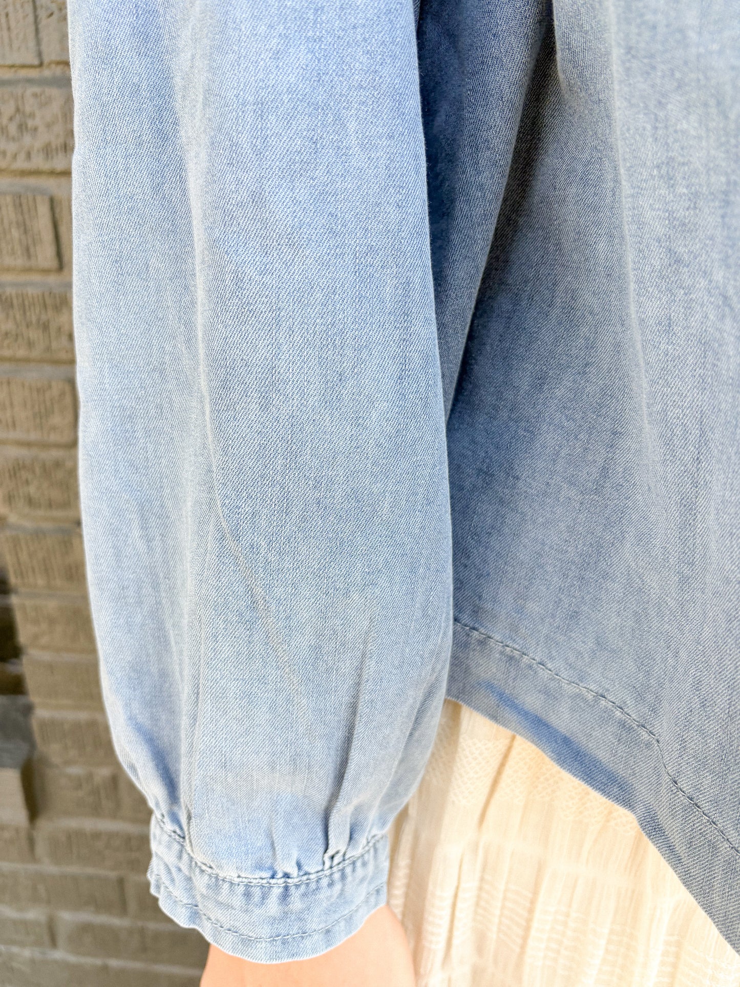 The Kayla Denim Top
