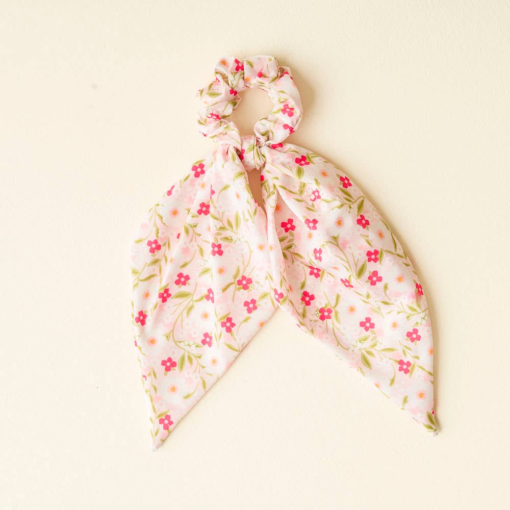 Hair Scarf-Floral Haven Pink