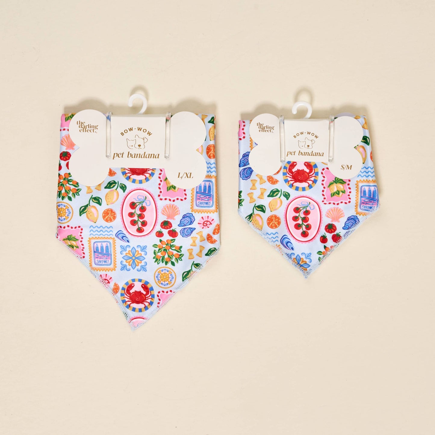Bow-Wow Pet Bandana–Ciao Bella: S/M