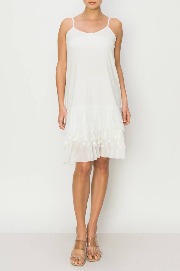 Ivory Slip Extender Dress