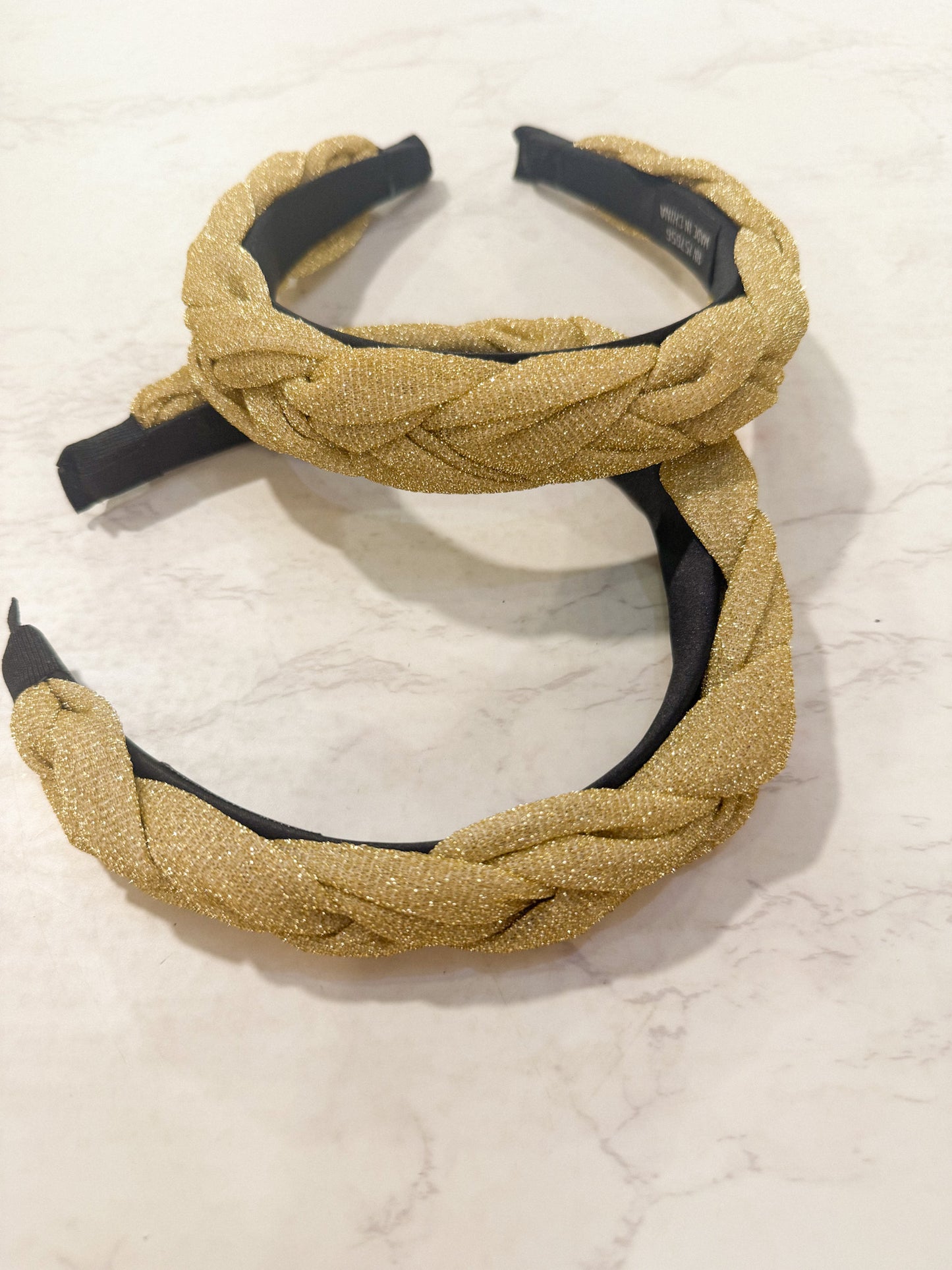 The Festive Gold Headband