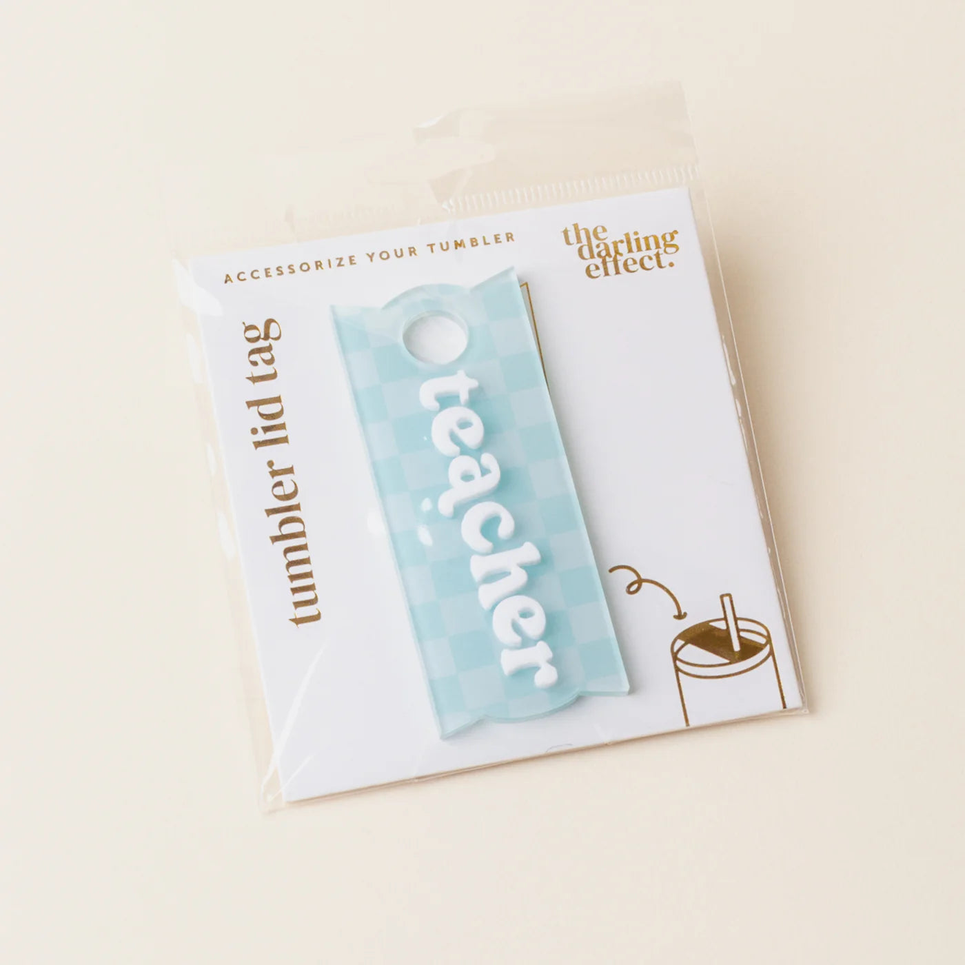 Teacher Tumbler Tag