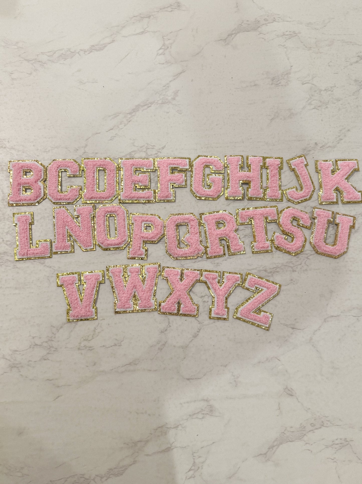 Pink Custom Letters
