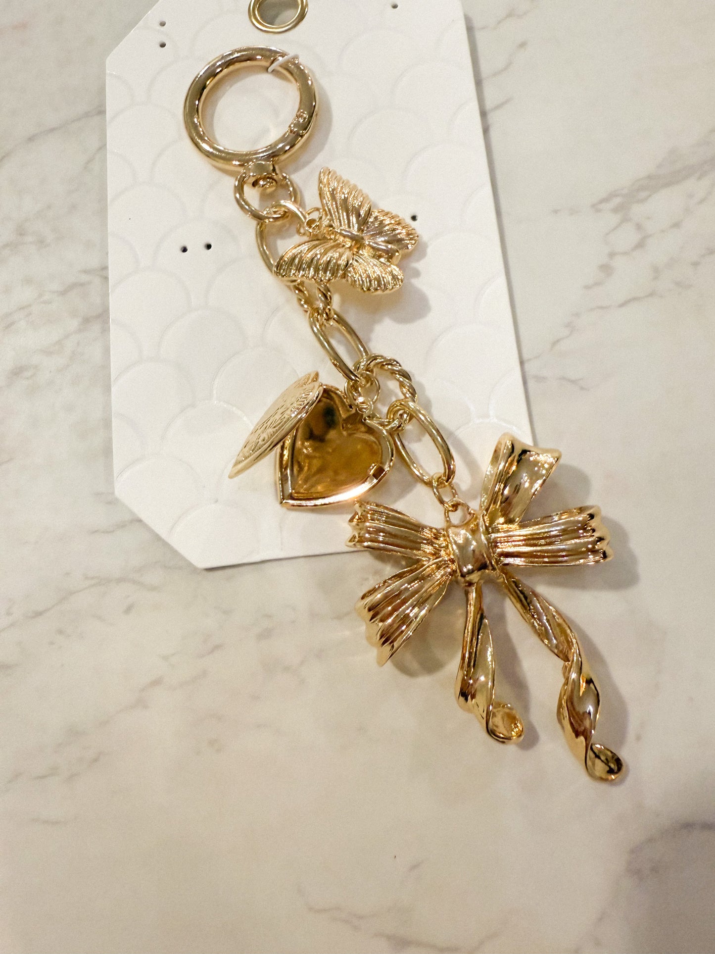 The Butterfly Locket Bag Charm