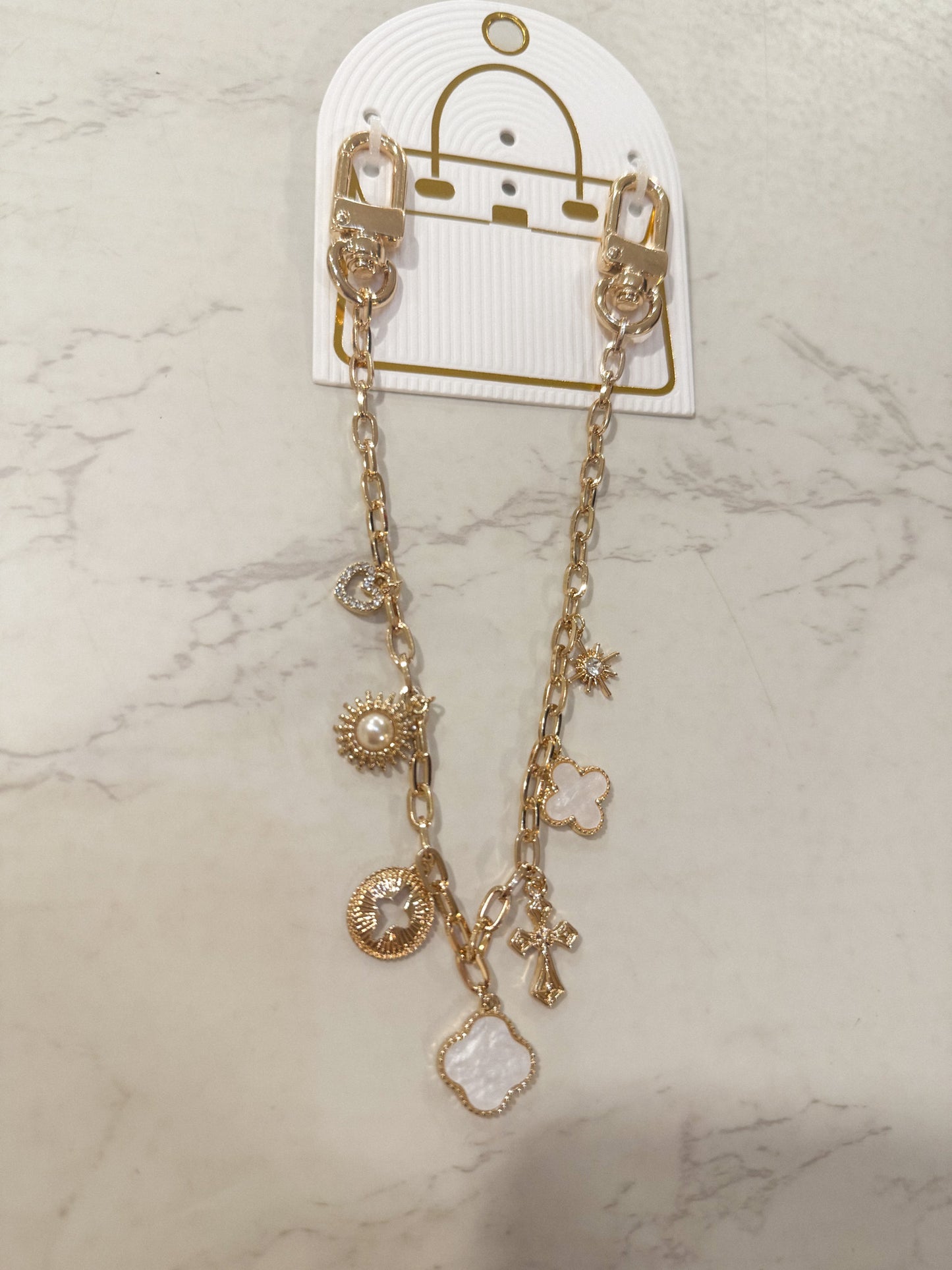 The Pearl and Petal Bag Charm