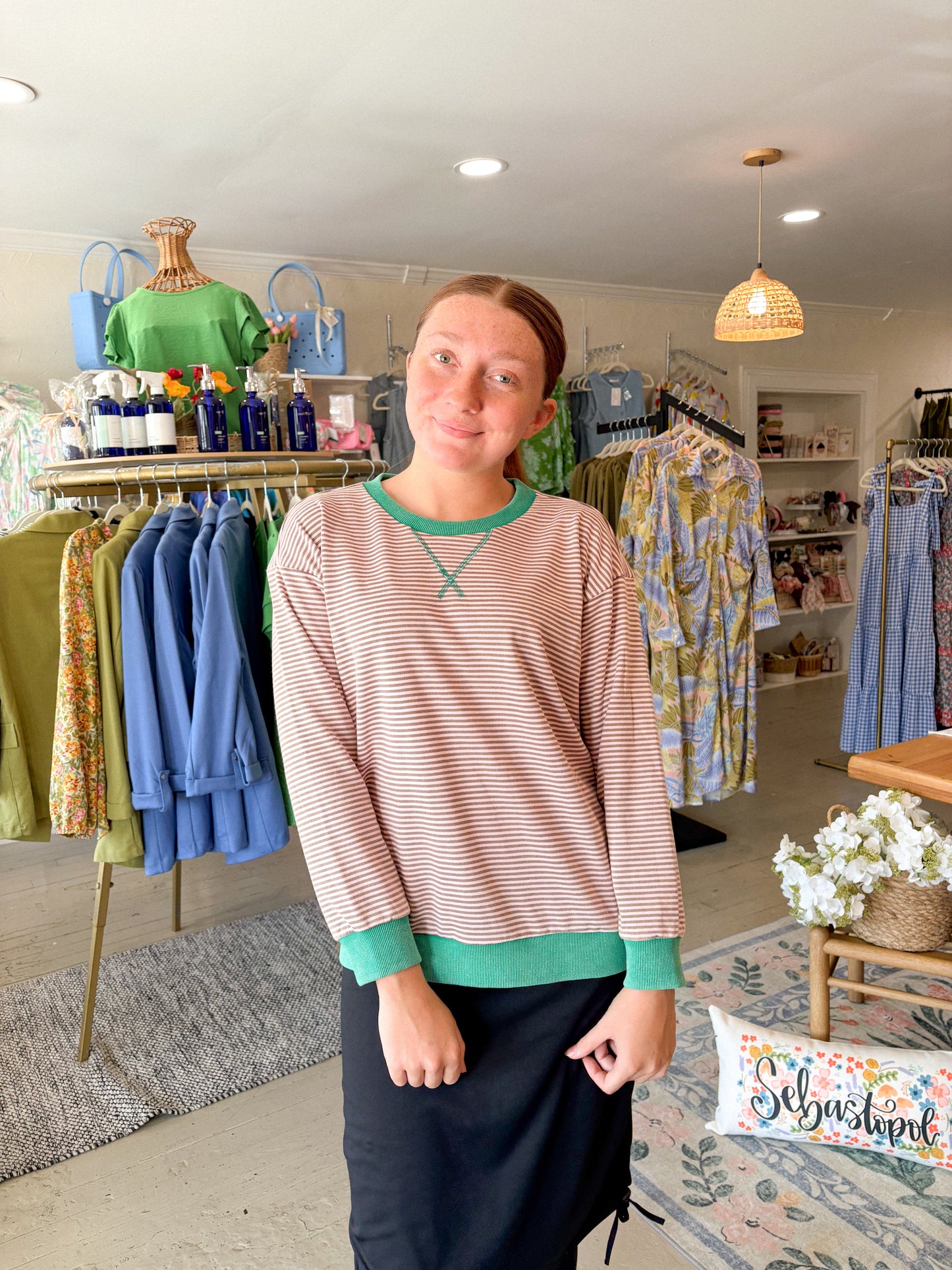 The Jana Stripe Top