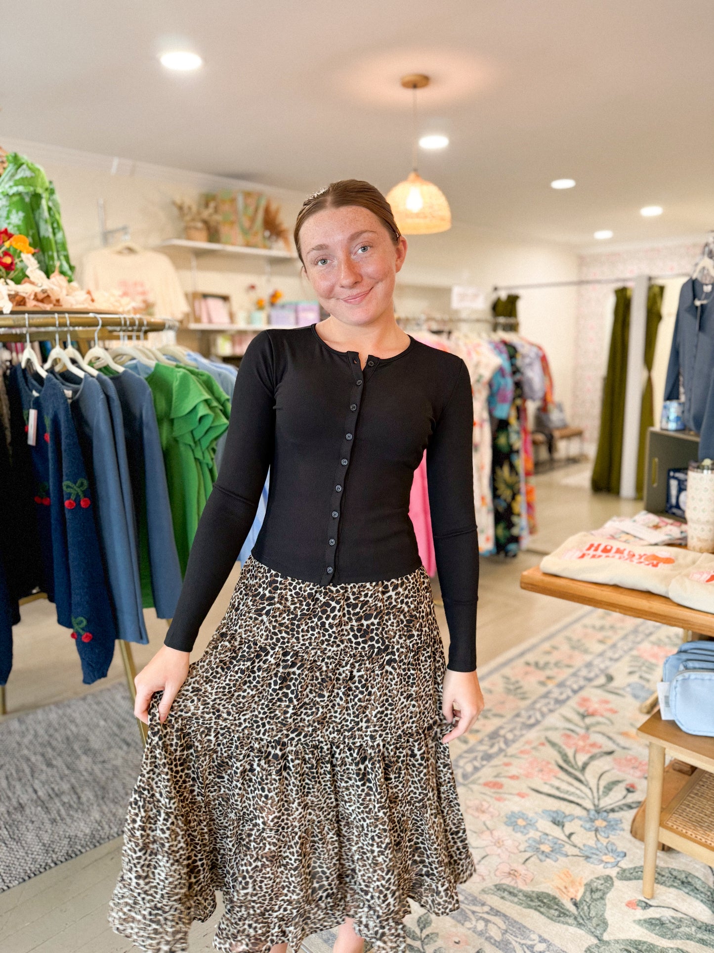 The Cami Leopard Skirt