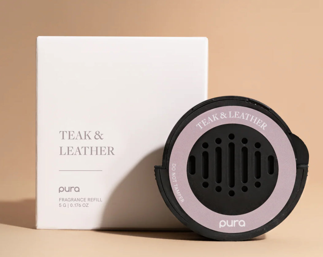 Pura Car - Teak & Leather