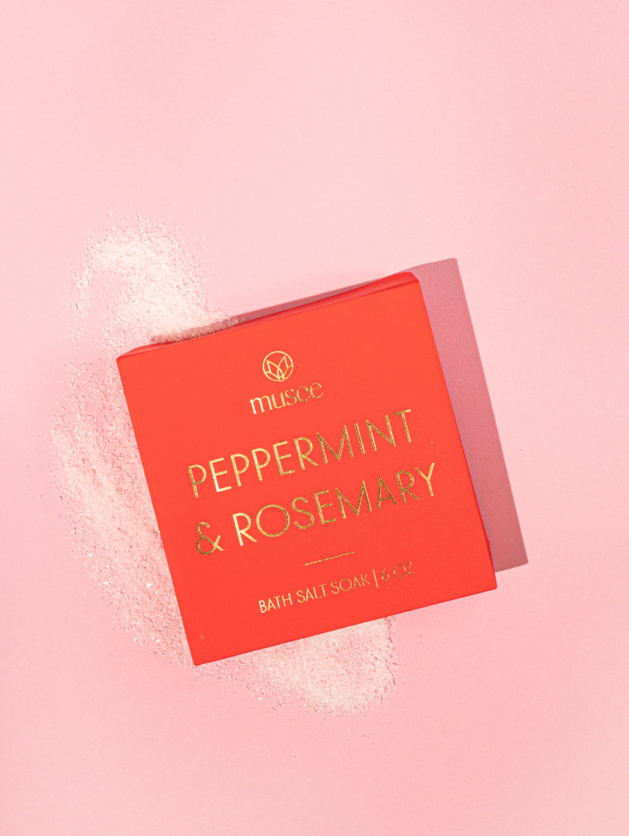 Peppermint & Rosemary Mini Bath Salt Soak