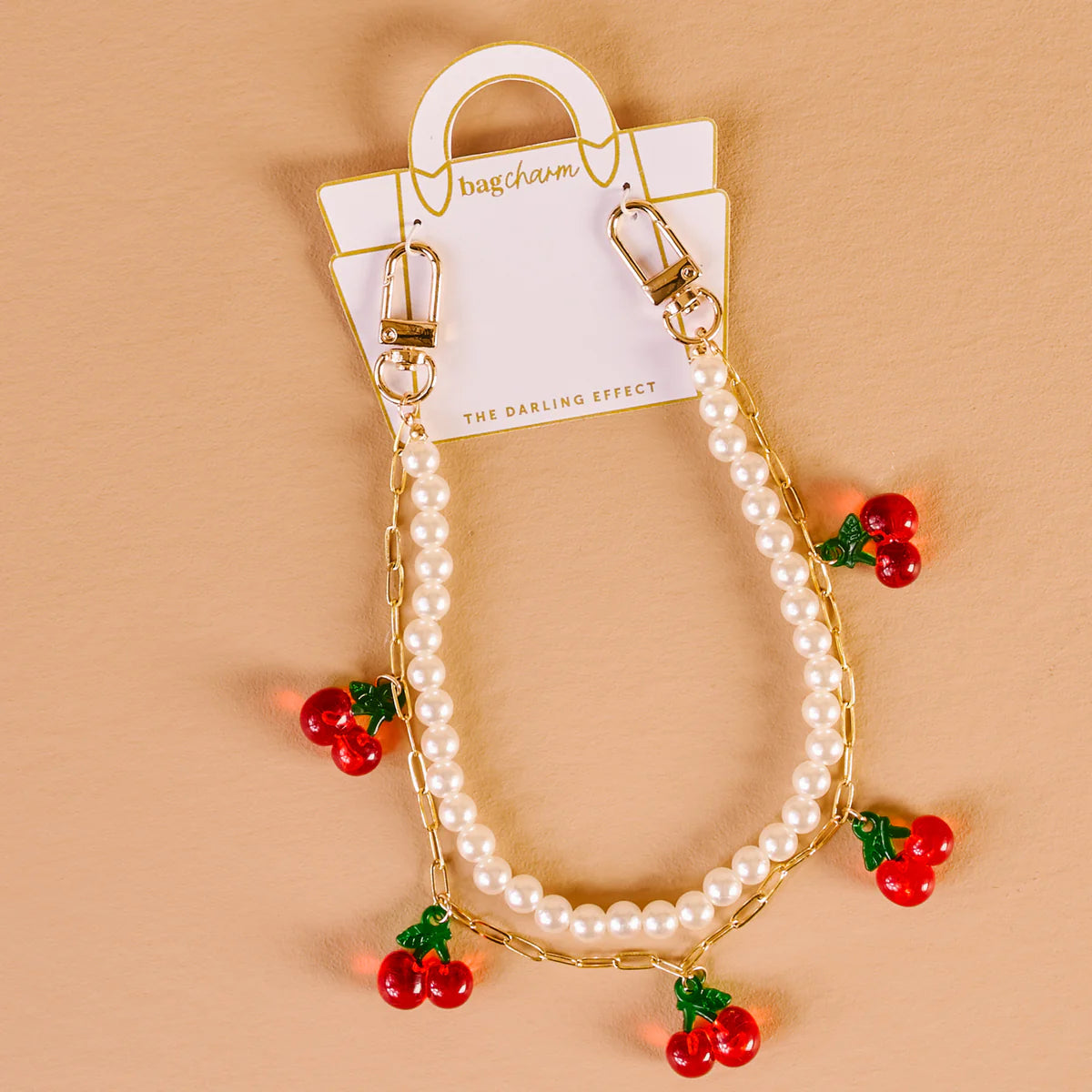 Cherry Away Bag Charm
