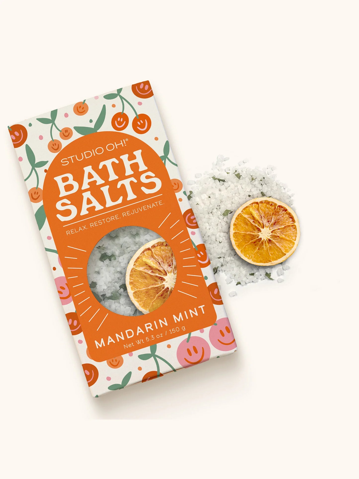 Mandarin Mint Scented Bath Salts