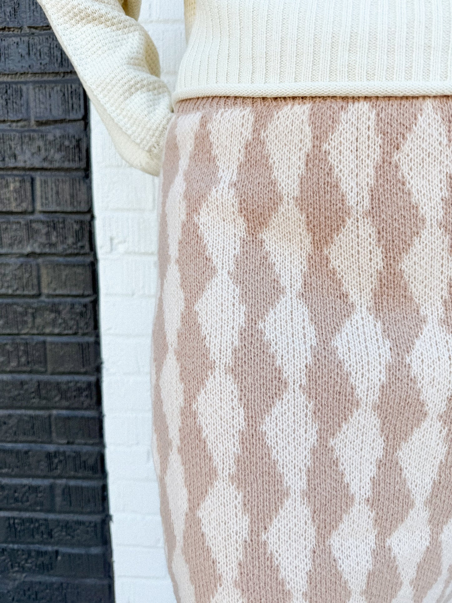 The Patch Sweater Skirt