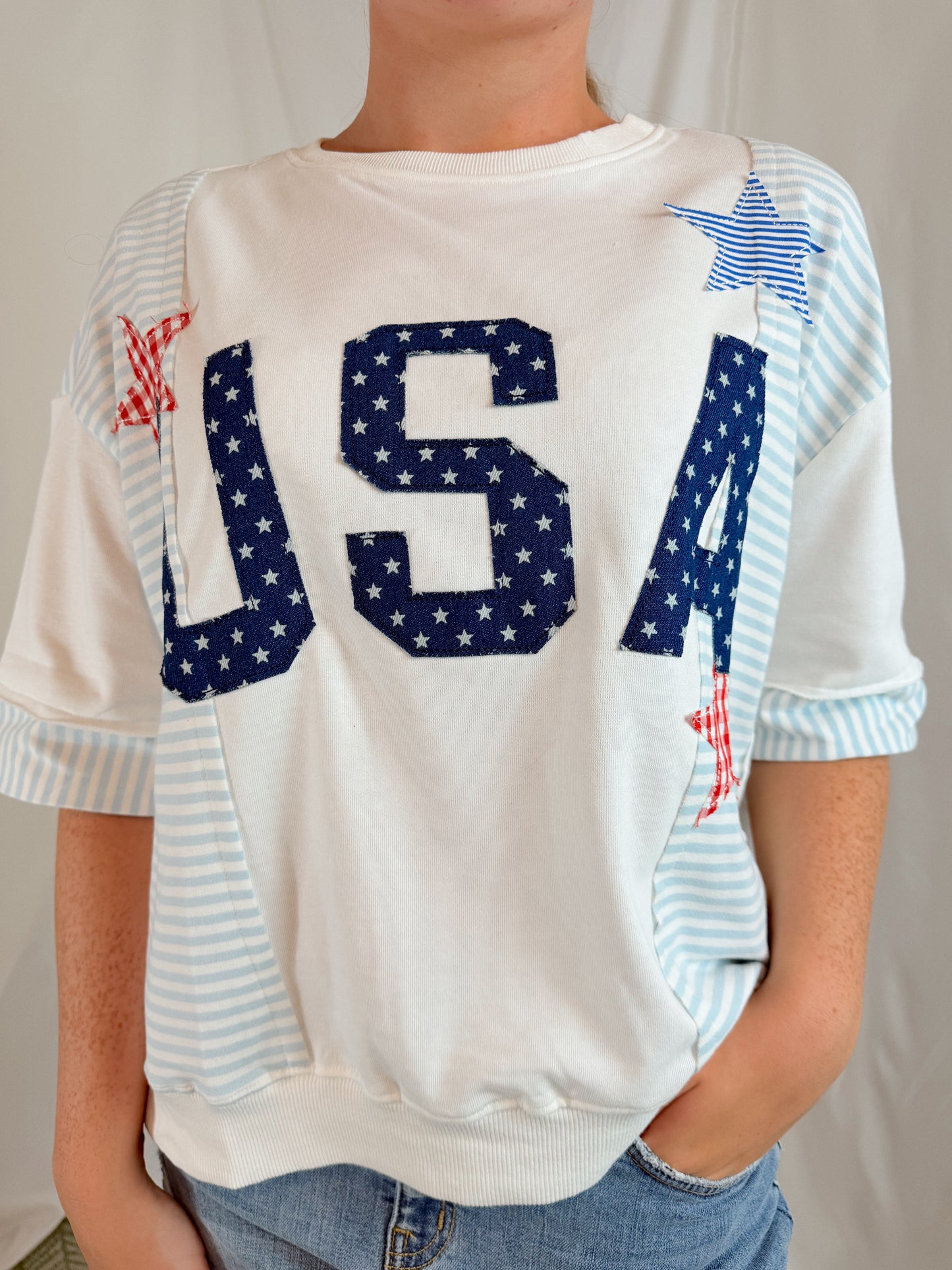 The USA Patchwork Top