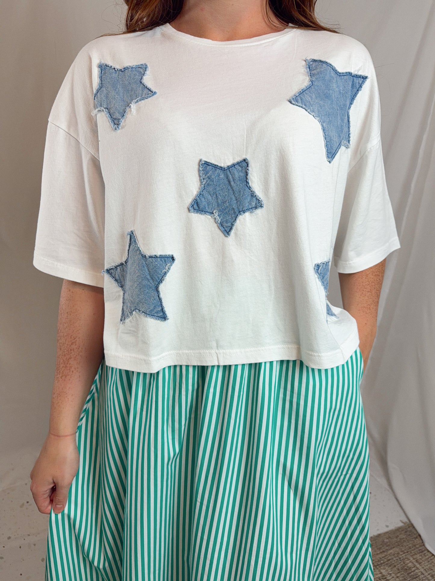 The Denim Star Top