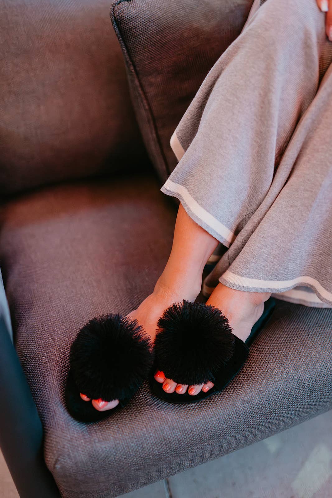Midnight Slippers: Large 9.5-10.5
