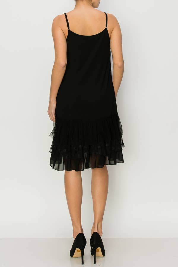 Black Slip Extender Dress