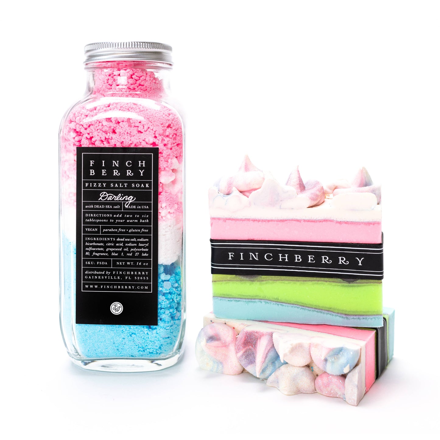 Darling Relaxing and Softening Fizzy Salt Bath Soak