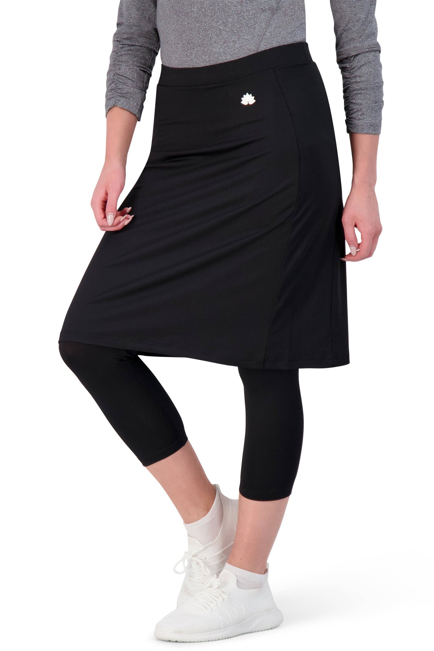 Fit Snoga Women's Athletic Skirt, Moisture Absorbing: Black / S
