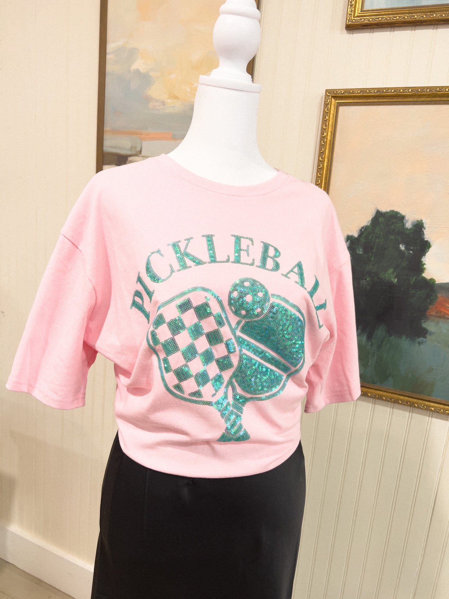 Pickleball sparkle top