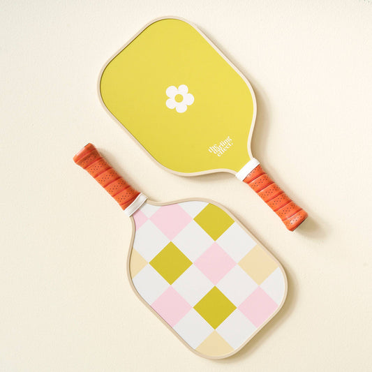 Pickleball Paddle-Check Green