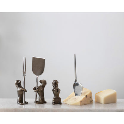 Cheese Knives & Dog Stands