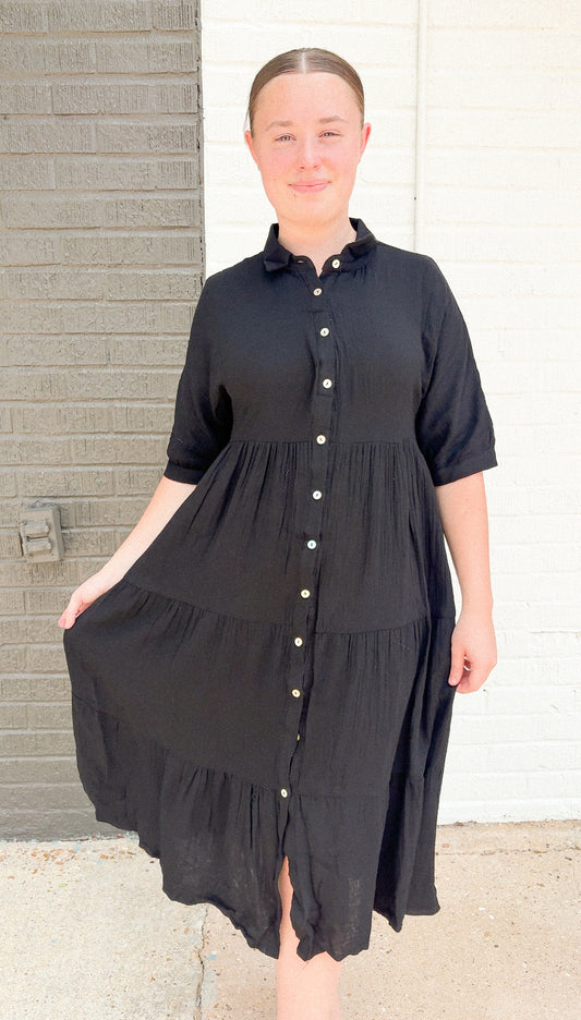 The Amberlee Shirt Dress