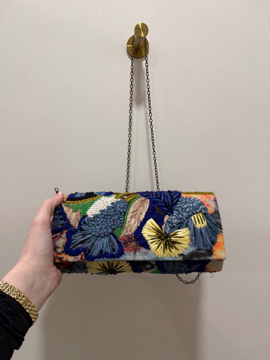 Anthropologie Clutch purse Multicolored