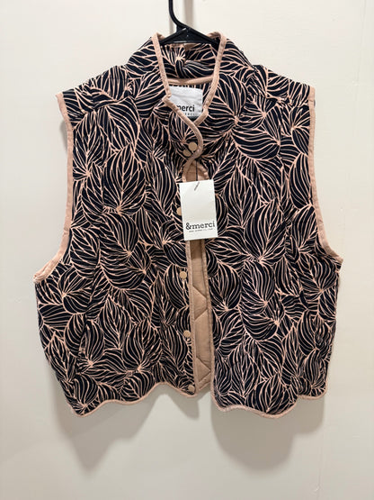 &merci Top Large Black and beige